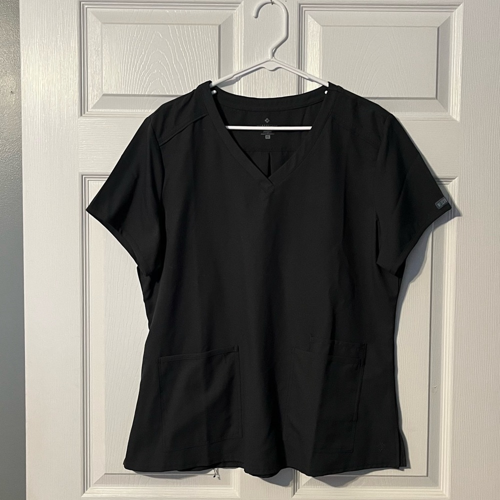 Gray Med Couture scrub top